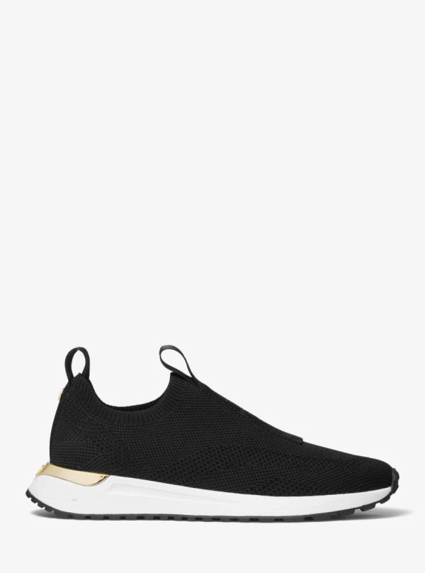 Damske Tenisky Michael Kors Bodie Logo Tape Mesh Slip-On Čierne - Topanky Michael Kors Akcia | XNTUP-9681